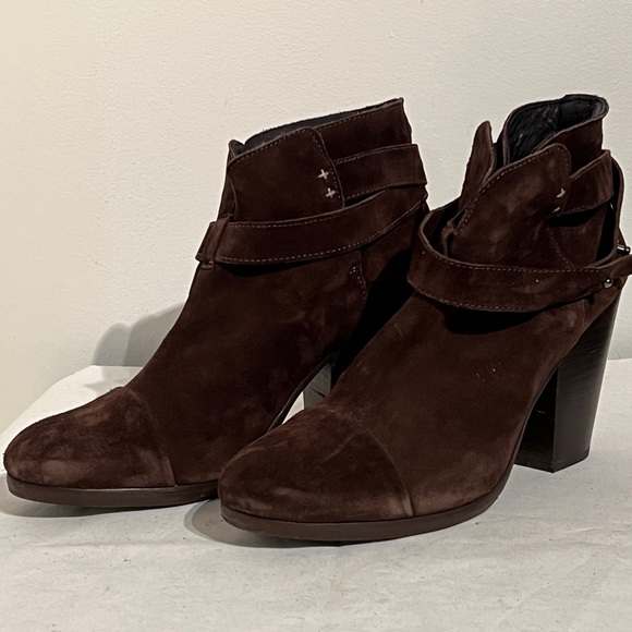 rag & bone, Harrow Boot, Expresso Suede, 38.5 - Picture 2 of 5